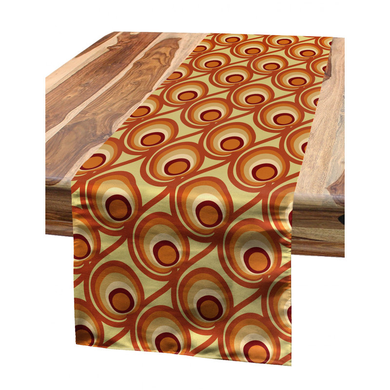 East Urban Home Burnt Orange Table Runner Wayfair